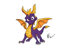 Load image into Gallery viewer, Spyro the dragon 3.4” x 3.9”